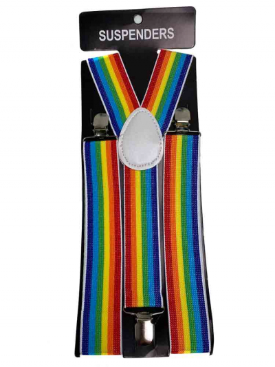 Gay Pride Regenbogen Hosenträger 35mm breit 