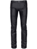 Hose VITALE Wetlook schwarz 