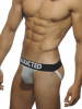 ADDICTED Basic Jockstrap - grau-schwarz 