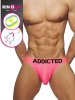 ADDICTED Ring Up Neon Mesh Jock - pink 