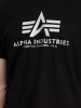 Alpha Industries Basic T-Shirt Carbon schwarz-silber 