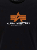 Alpha Industries Basic T Rubber - schwarz-orange 