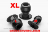 Tunnel-Plug, # XL schwarz 