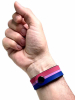 Bisexuell Flagge Armband aus Silikon 