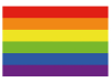 Gay Pride Regenbogen Aufkleber 8x12cm 