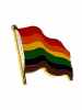 Gay Pride Regenbogen Flaggen-Anstecker Pin 