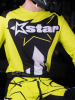KINKSTAR Liquid Motion Shirt - gelb-schwarz 
