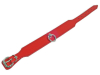 Leder-Halsband schmal - ROT 