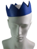 Leder-Krone für Kings and Queens - blau 