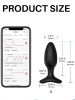 LOVENSE Bluetooth HUSH 2 Vibro Butt Plug S 38x100mm 