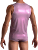 MANSTORE Slim Tank weiss-pink 