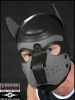 Mister S Neopren Puppy-Maske - schwarz/grau 