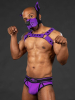 Mister S Silikon Brust Harness purple 