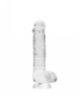 REALROCK Dildo Crystal Clear 6" klar 