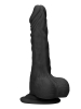 REALROCK Realistik Dildo 7" schwarz 