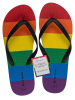 Rainbow Pride FLIP-FLOPS Badesandalen 