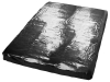 Lack-Spannbettlaken - schwarz 220x220cm 