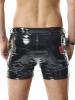 Hose FABIANO PVC kurz schwarz 