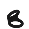 Titus Silikon INFINITY Cock & Ball Ring SMALL schwarz 