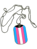 Transgender DOG TAG an Kette 