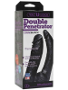 VAC-U-LOCK 6 inch Doppeldildo - schwarz 