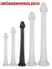 Whale Penis Soft Anal Dildo 45cm - Large schwarz 