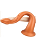 Whale Penis Soft Anal Dildo 45cm - Medium kupfer 