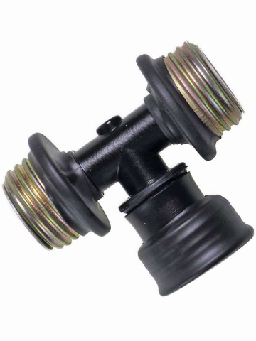 Adapter für Gasmasken KURZ 2x männlich - 1x weiblich  2