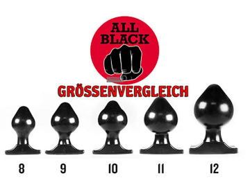 All Black Power-Plug FAUSTO 22x12cm  2