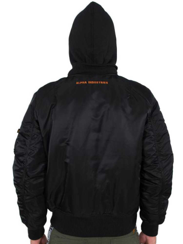 Alpha Industries MA-1 D-TEC SE - schwarz/orange  2
