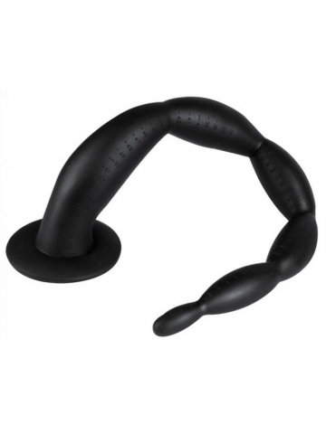 Analbeads Scale Long Dildo XLARGE schwarz  2