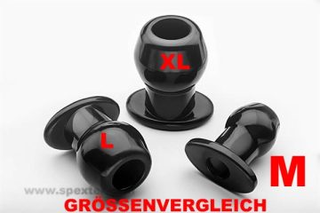 Tunnel-Plug, # M schwarz  2