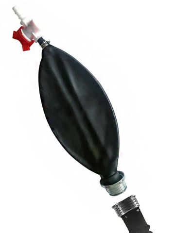 Atembeutel, Breathing Bag 3 Ltr. Absperrventil  2