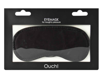 Augenbinde Schlafmaske - einfach, schwarz  2