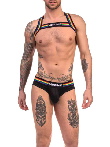 Barcode Harness PRIDE - schwarz  2