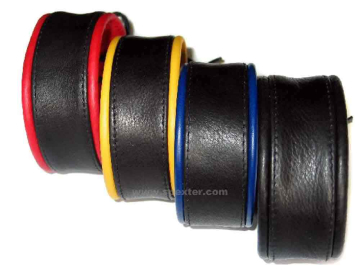Bizeps-Band, Oberarmband mit WEISSER Paspel  2