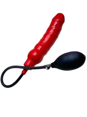 Blow-Up Dildo Größe L - rot + Schaumkern  2