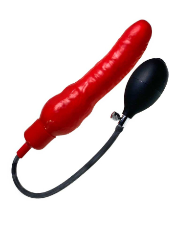 Blow-Up Dildo Größe XL - rot + Schaumkern  2