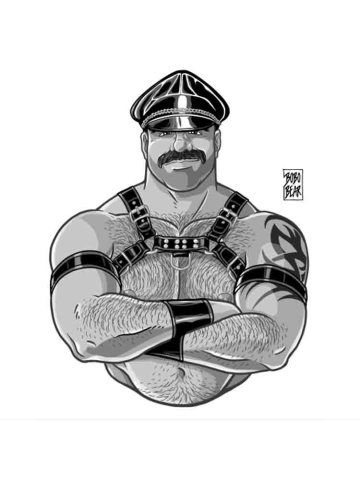 BOBO BEAR T-Shirt - Leather Daddy  2