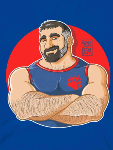 BOBO BEAR T-Shirt - Serkan Crossing Arms  2
