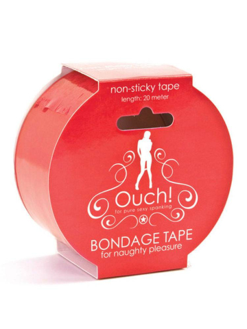 Bondage-Tape - 20 Meter - rot  2