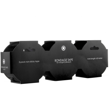 Bondage-Tape - 60 Meter - schwarz  2