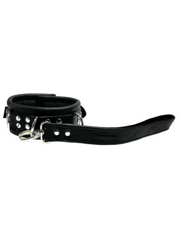 BRUTUS Lederleine Lederschlaufe schwarz  2