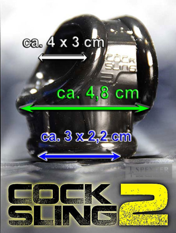 COCKSLING 2, Cockring by OXBALL schwarz  2
