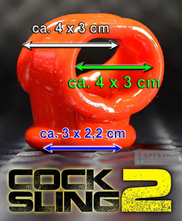COCKSLING 2, Cockring by OXBALL rot  2