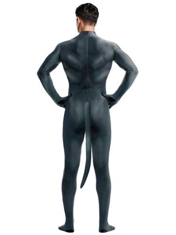 Animal Cosplay DOG Overall schwarz  2