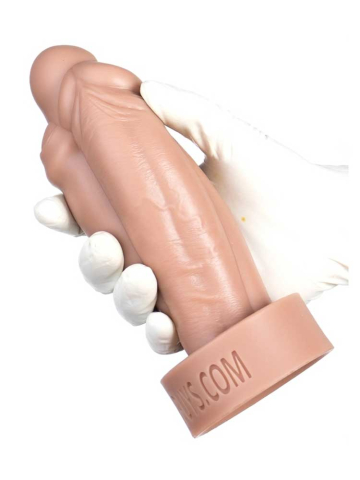 Dildo TRIPLE COCK 17x6.5cm  2