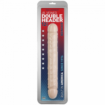 Doppeldildo DOC JOHNSON 12" biegsam - hell  2