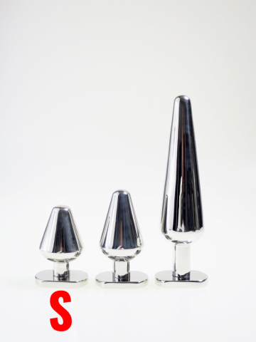 Edelstahlplug 63 x 38mm - small  2