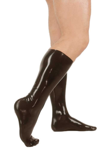 Gummi-Strümpfe Kniesocken  2